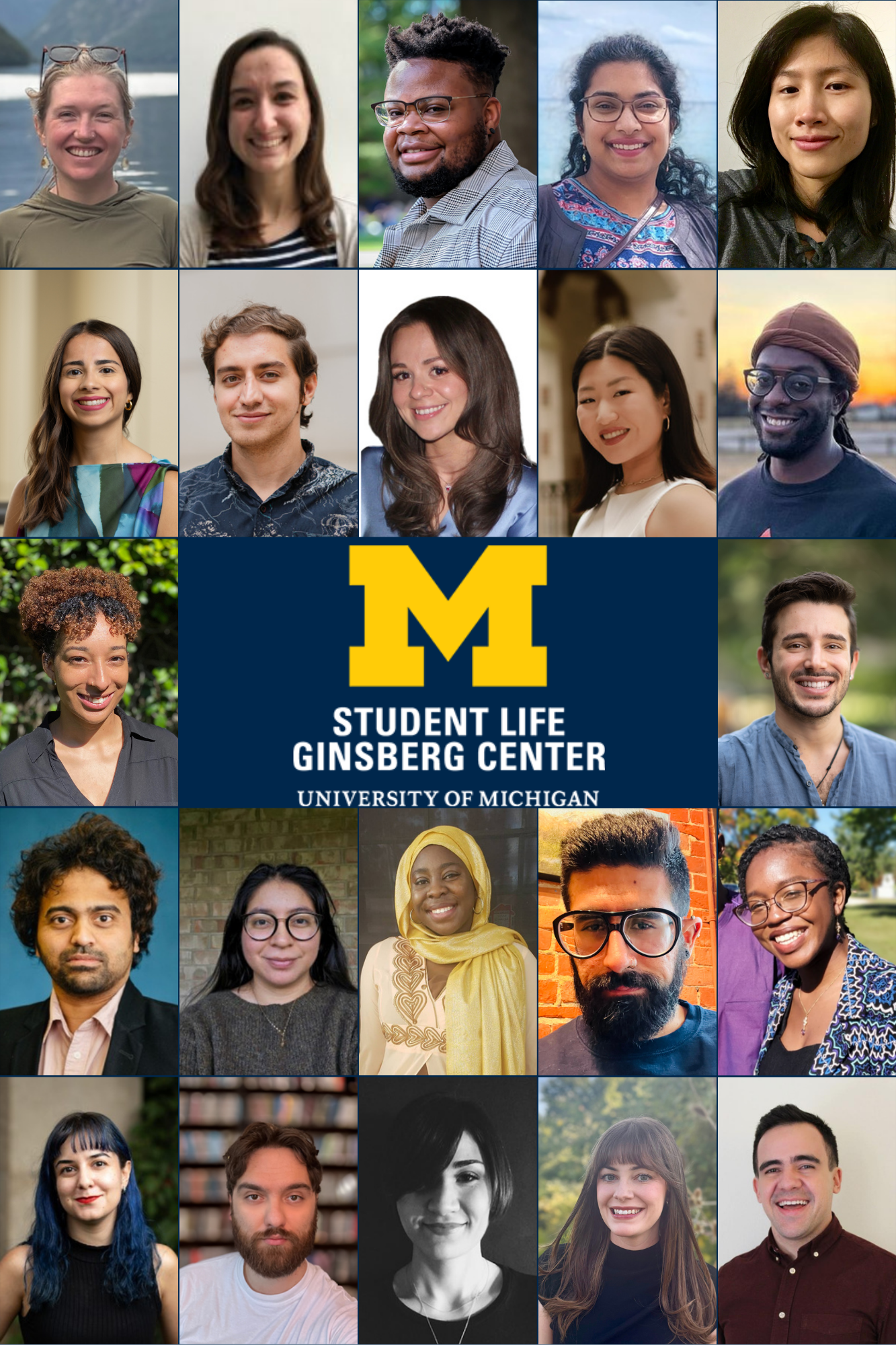Headshots of all the Graduate Consultants 2025-2026