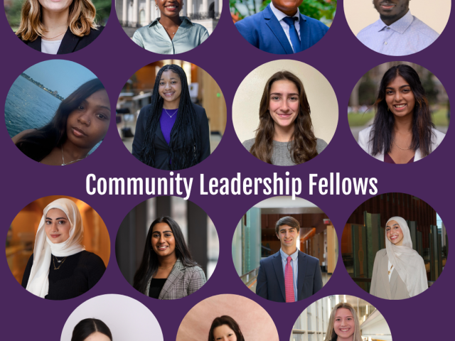 Community Leadership Fellows Headshots Board