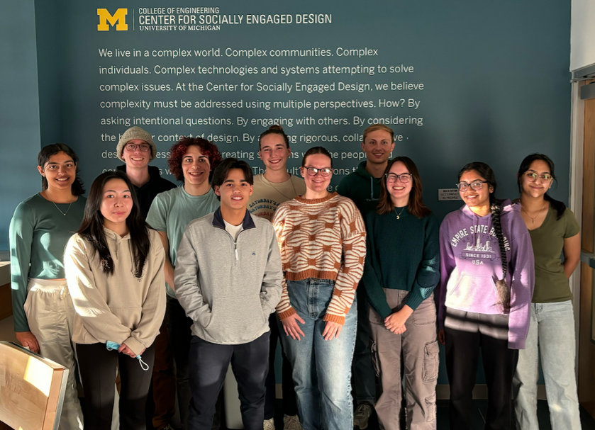 Group of BLUElab students smiling.