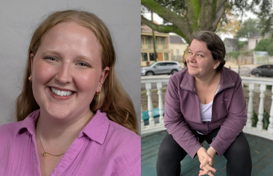 Photos of Eleana Anderson and Jess Letaw.